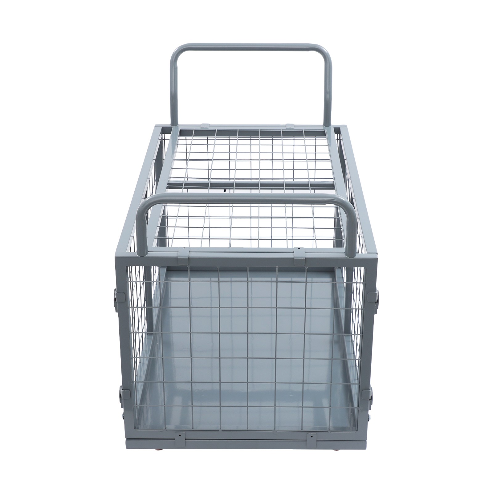5-in-1 Heavy Duty Platform Cart With Cage Push Cart For Grocery & Warehouse ﻿