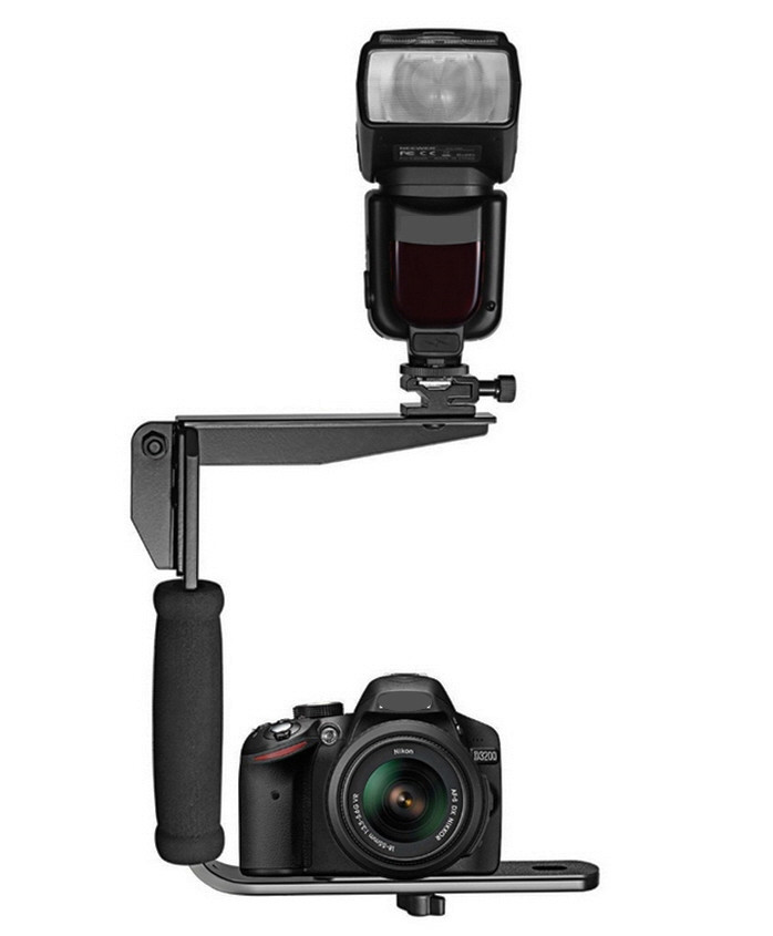 Dual Flash Bracket Holder Flash Holder Flash Rail DSL 666 LC2614