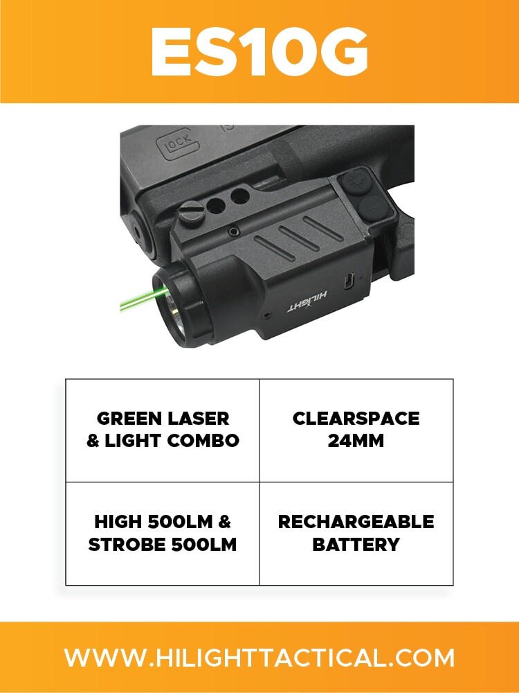 HiLight ES10G GREEN LASER AND FLASHLIGHT COMBO