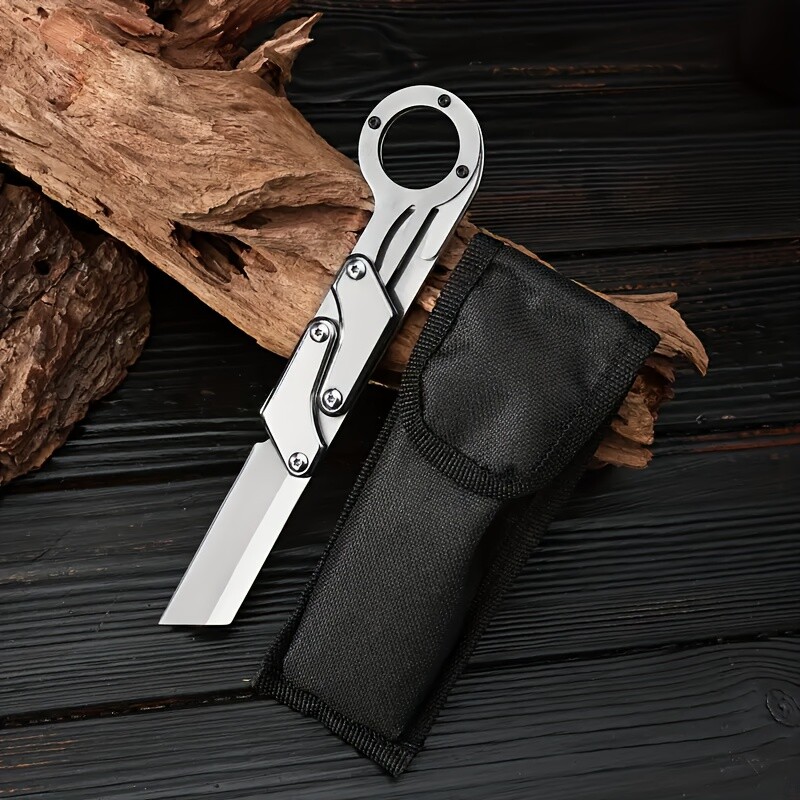 Creative Transforming Small Folding Knife for Survival