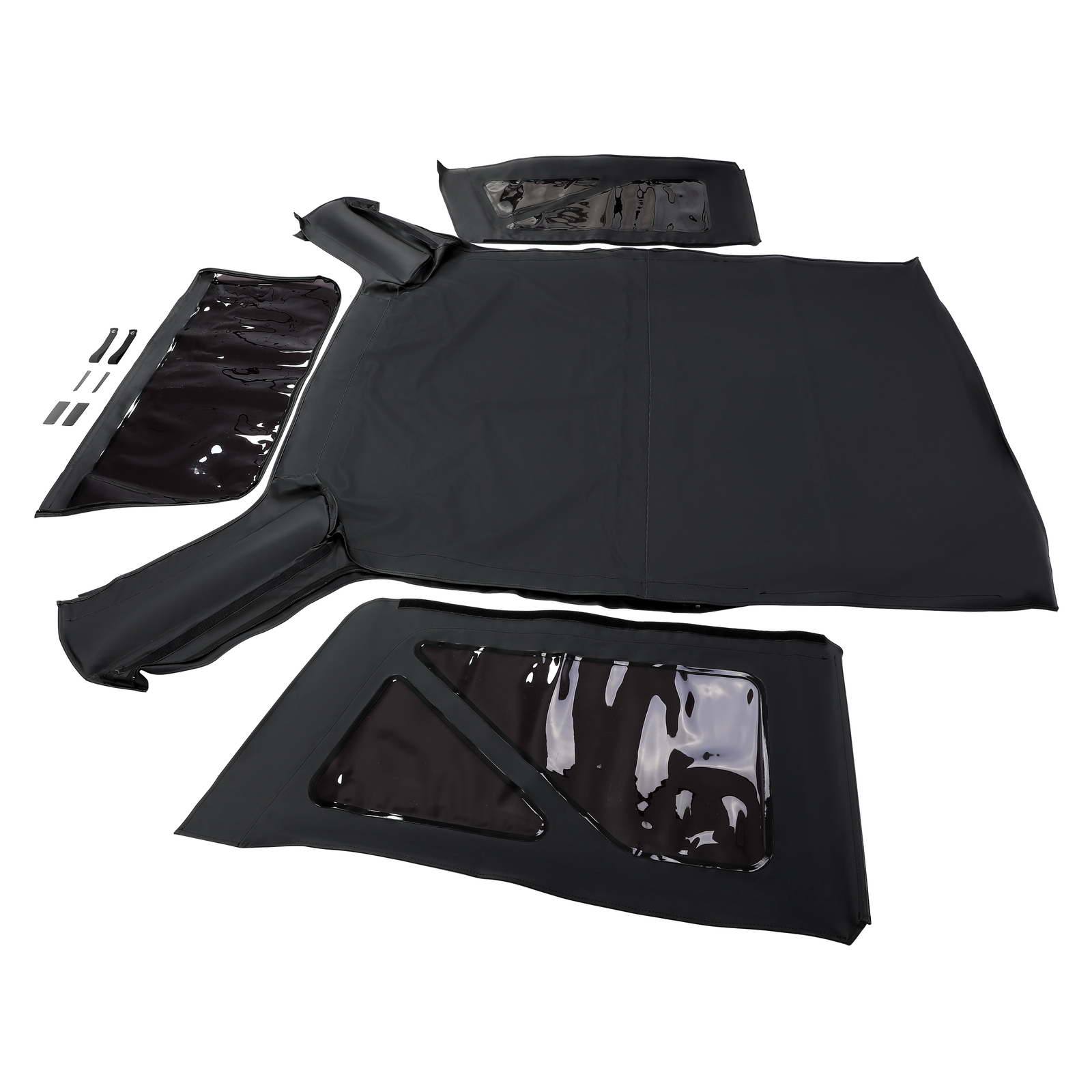 For Jeep Wrangler 2 door models 2007-2018 Replacement Tinted Windows & Soft Top