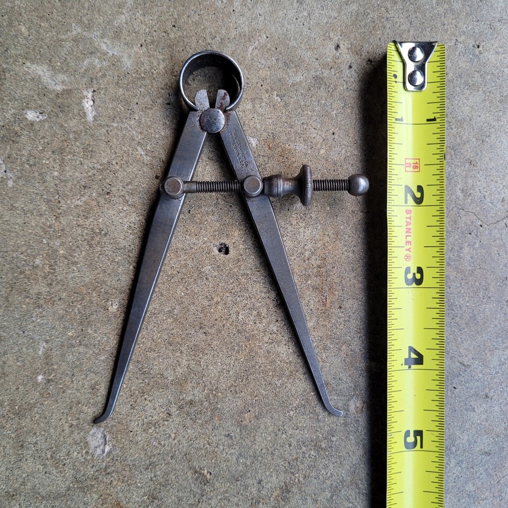 L S Starrett Inside Calipers 4-1/2"