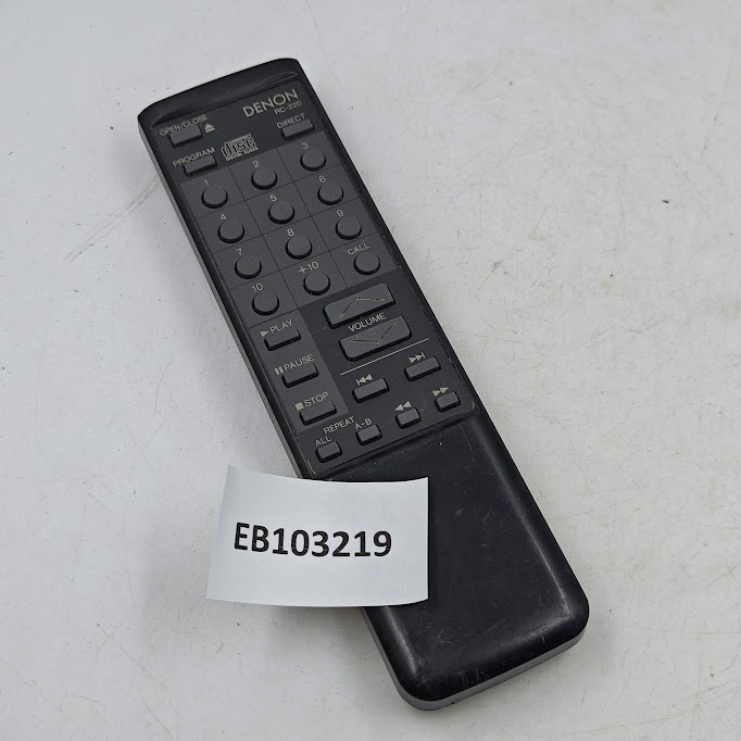 Denon RC-220 Remote Control - Missing Battery Cover, Used