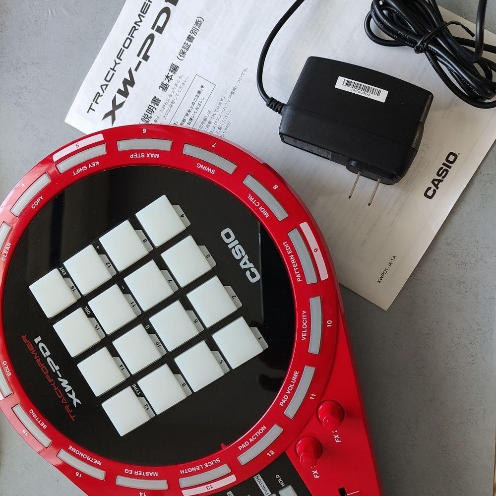 Casio XW-PD1 Trackformer Groove Center Sampler Sequencer DJ Controller Good