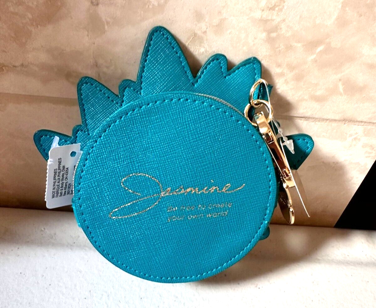 Bath & Body Works Disney Princess Jasmine Coin Purse BLUE GOLD NEW MARCH