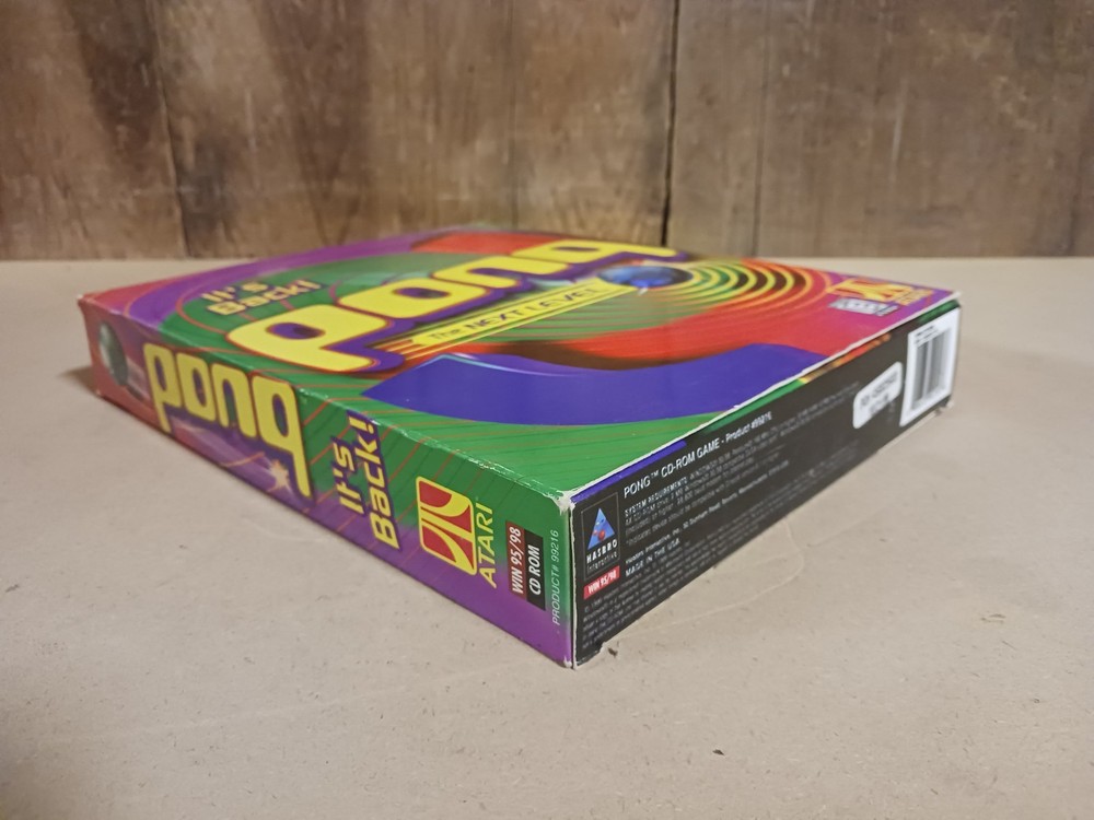 Atari Pong: The Next Level (Hasbro Interactive), Windows 95/98, CD-ROM