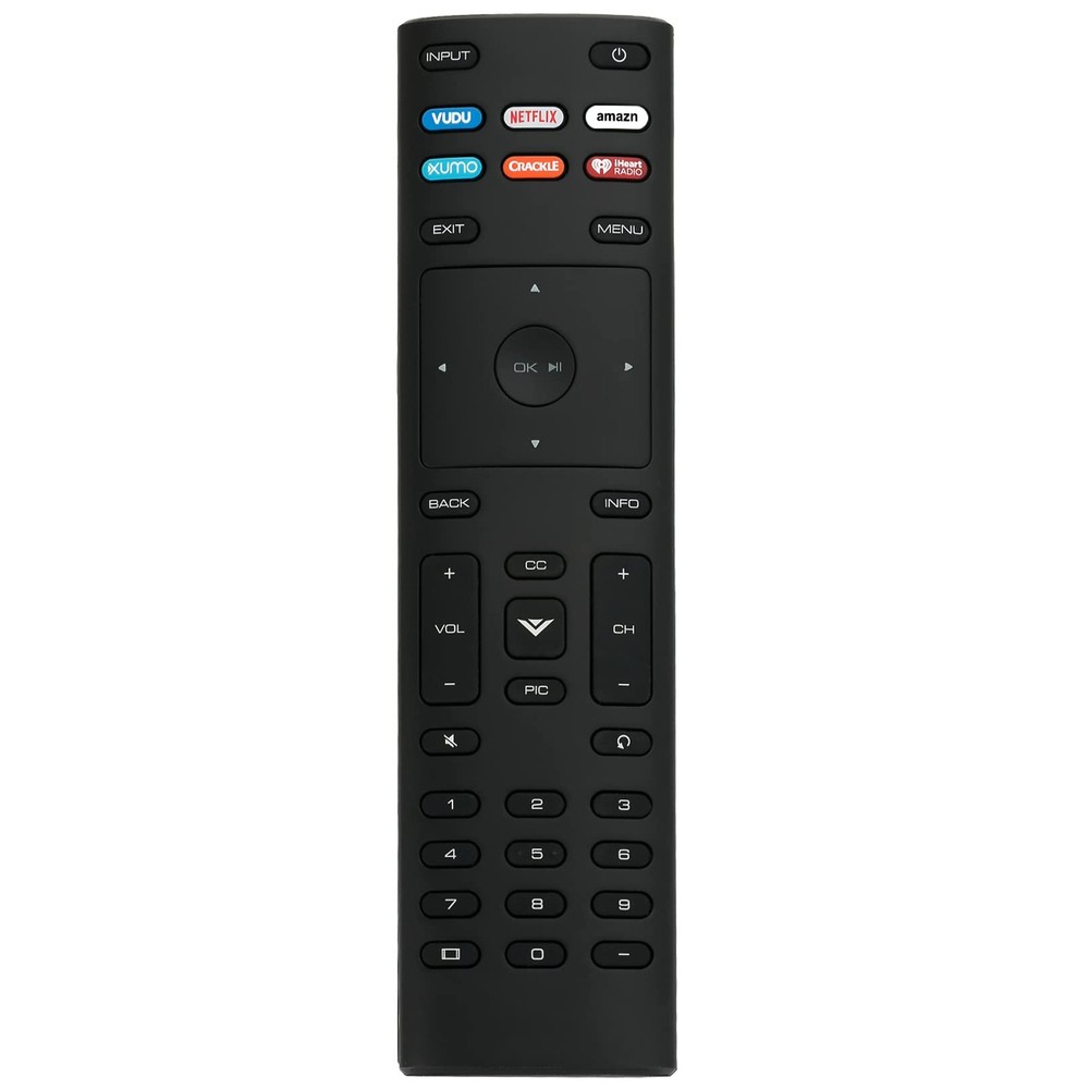 XRT136 Replace Remote Control fit for VIZIO Smart TV E43-E2 E43-F1 Black