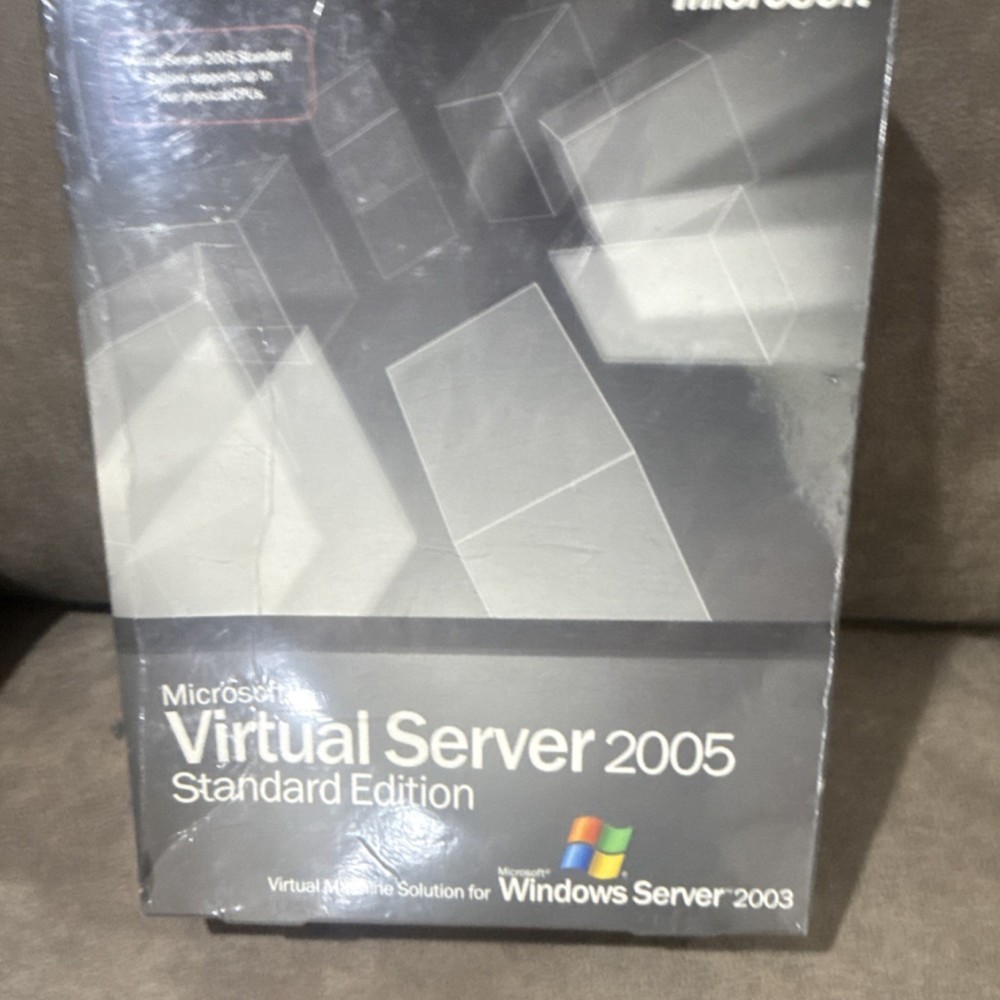 Microsoft Virtual Server 2005 Standard Edition for Windows Server 2003, English…