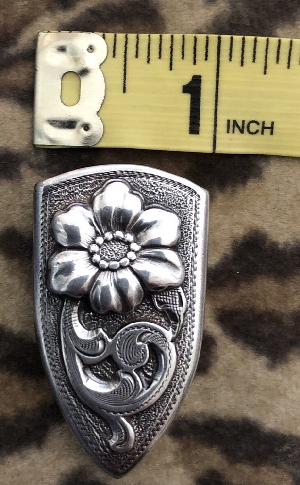 Belt Tip Nickel Plated 1”