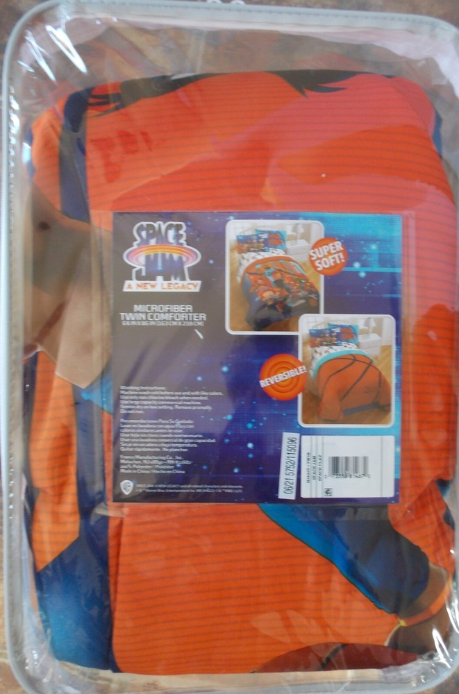 WB Space Jam Lebron James Twin Microfiber Comforter ~ NEW