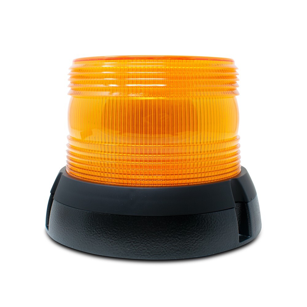 2511A Low Profile Amber LED Warning Light Beacon - 12 Volt DC