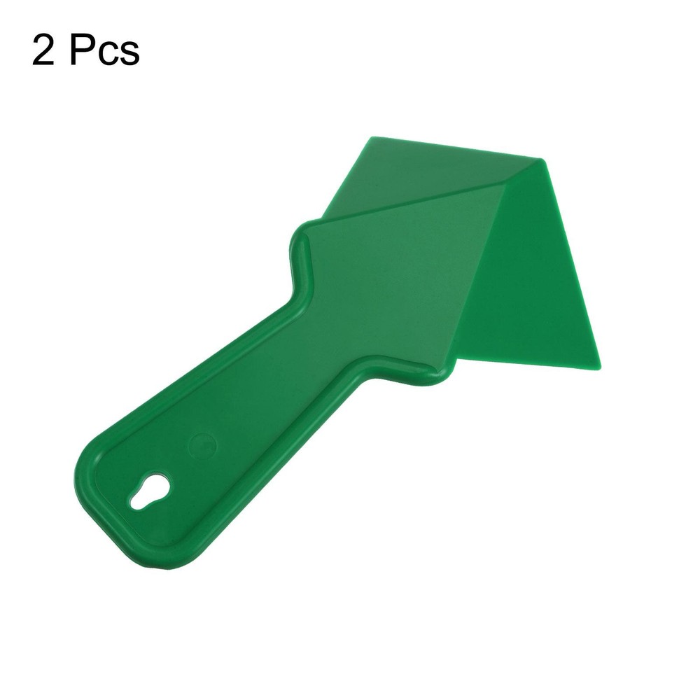 Inside and Corner Trowel 4 Inch Plastic Drywall Corner Tool, Green 2pcs