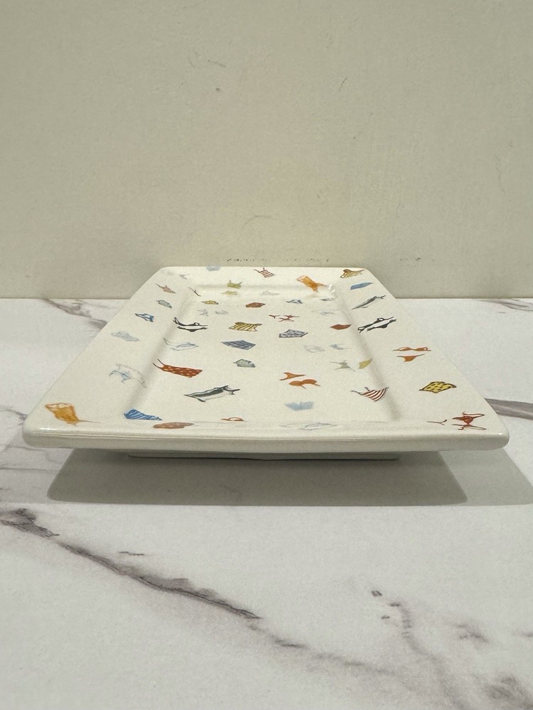 FISHES EDDY X CYNTHIA ROWLEY BATHING SUITS SUMMER RECTANGULAR PLATTER