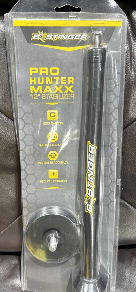 Bee Stinger Pro Hunter Maxx Stabilizer Black 12in.