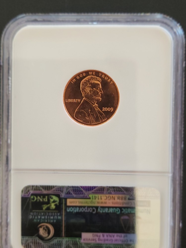 2009 1C Formative Years MS66 RD NGC Lincoln Cent