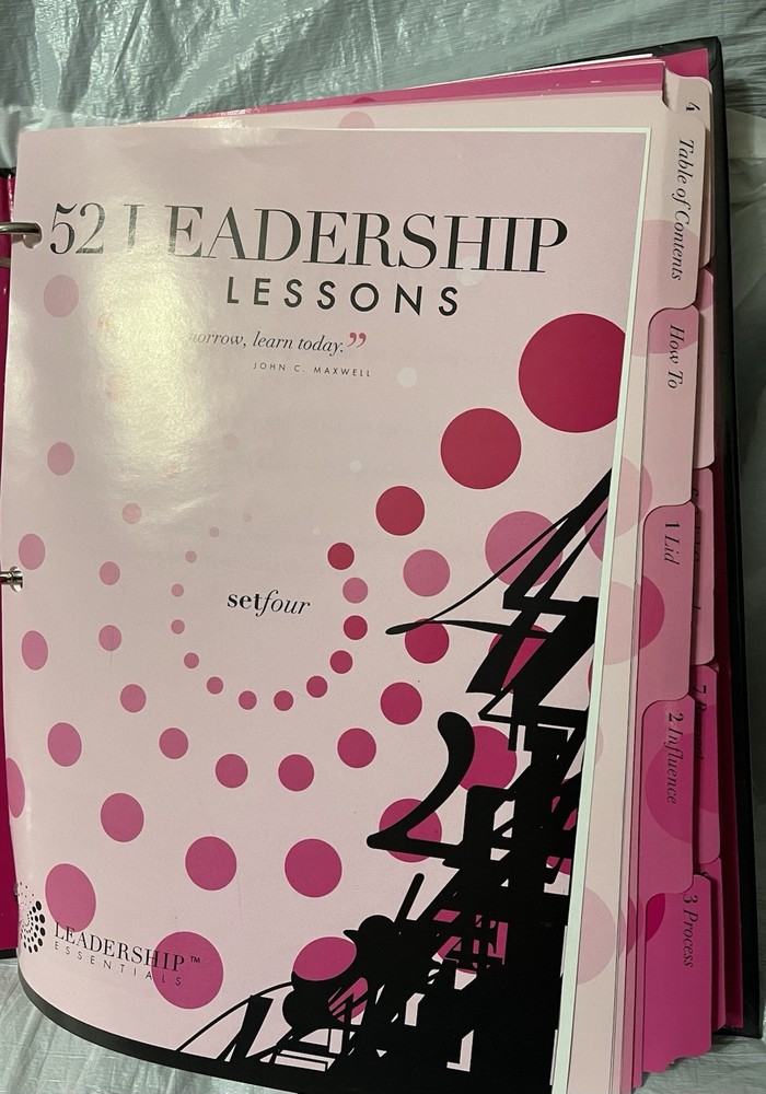 Leadership Essentials 4 Box Set By John Maxwell *See Desc.