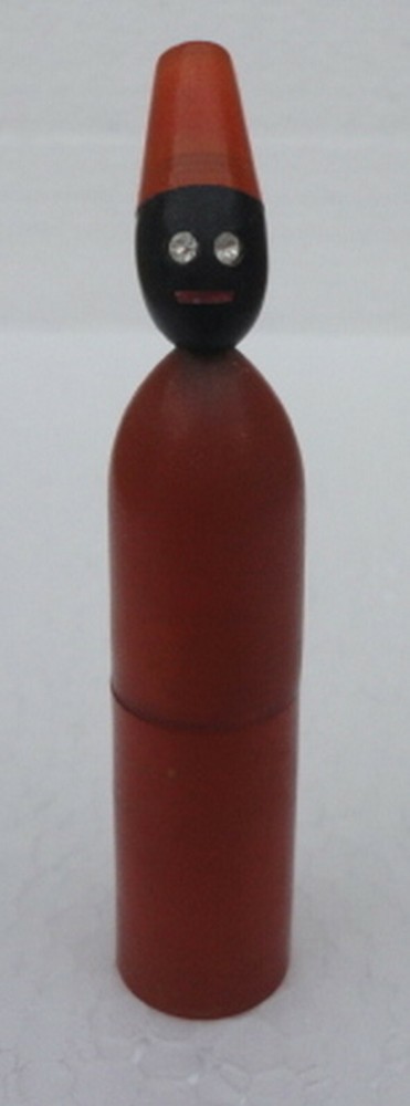 Wonderful Bakelite Figurative Sewing Needle Case 1920's