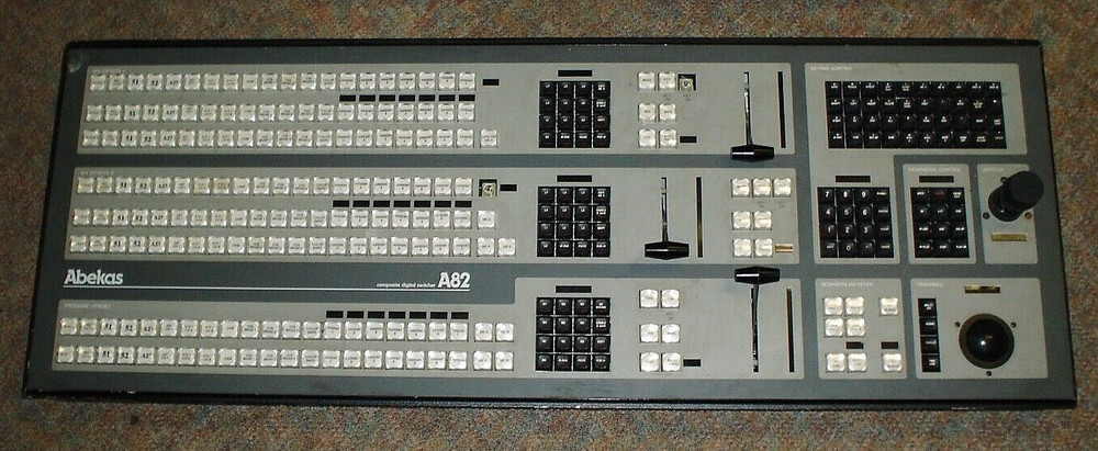 Abekas A82 Composite Digital Switcher Control Panel
