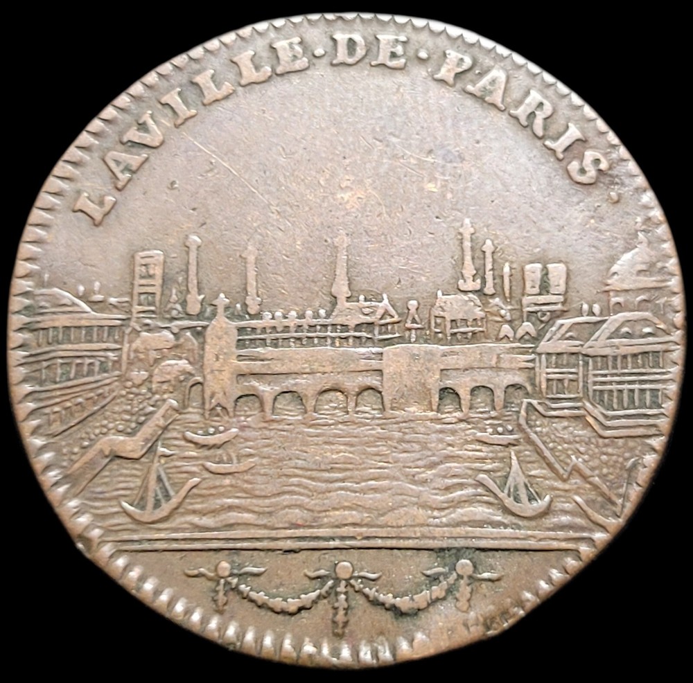 Ville De Paris Bronze Token