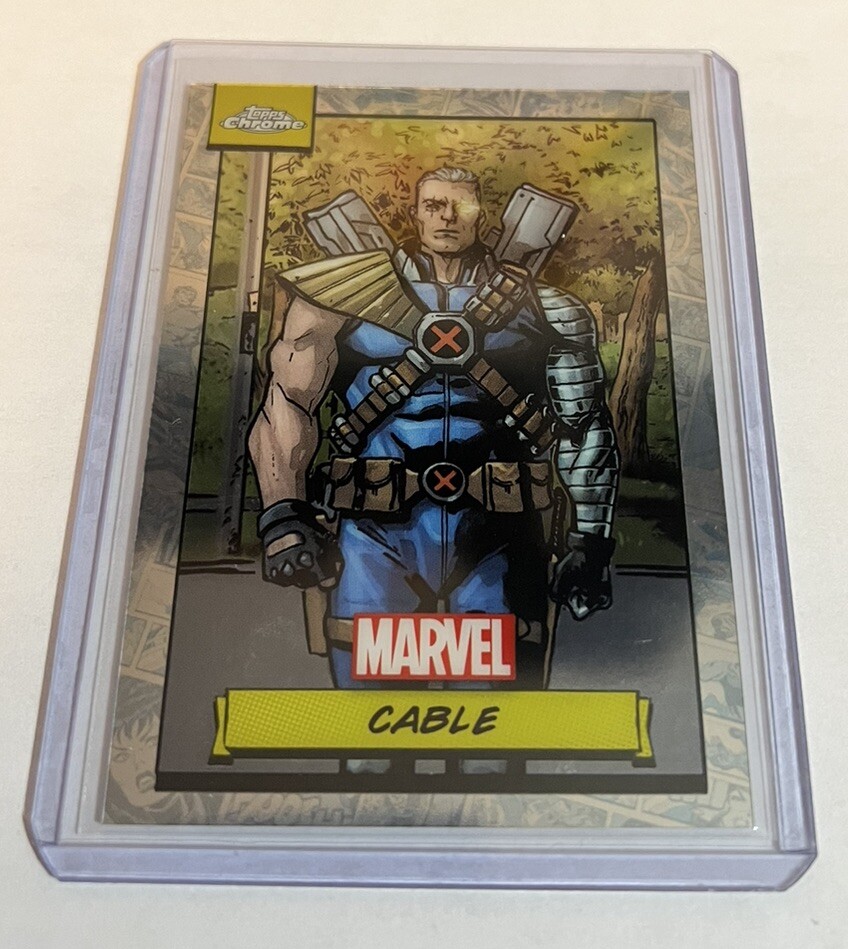 2024 Topps Chrome Marvel Cable #5 Base