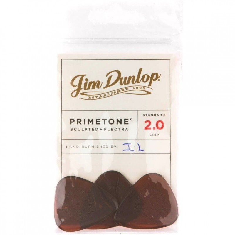 NEW Dunlop 510P Primetone Standard Grip Picks (3), 2.0mm