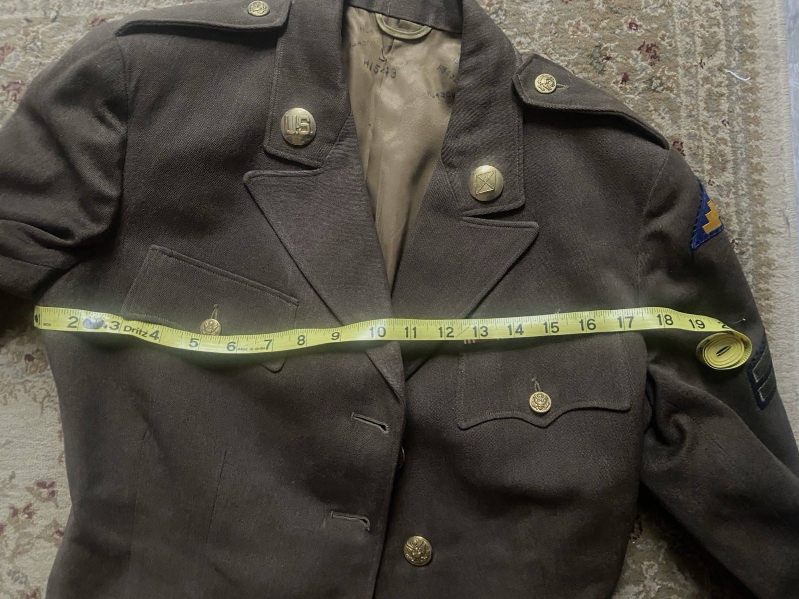 WWII WAC Uniform Jacket & Matching Skirt 7th Army Corporal