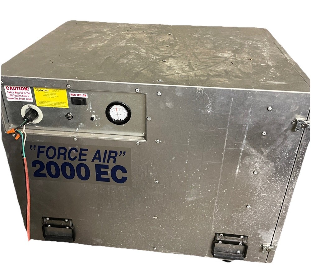 Negative Forced Air 2000EC HEPA ACSI (FA2000EC)