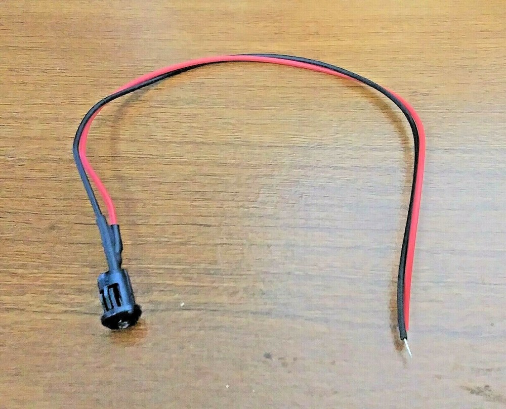 BBT 12 volt DC Bright Blue LED Mini 1/4" Snap-In Indicator Light