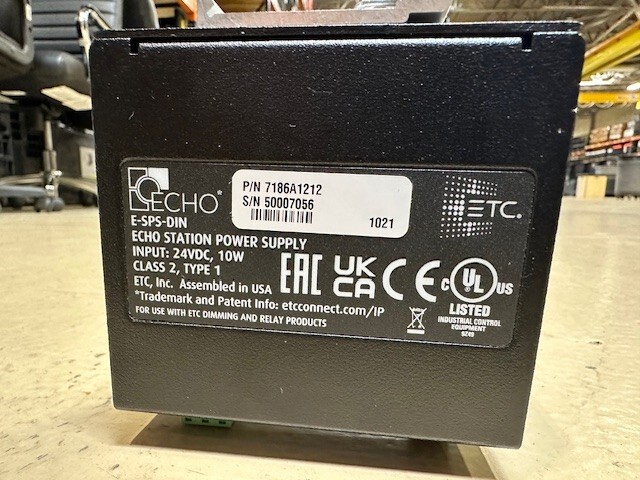 ETC E-SPS-DIN Echo DIN rail-mount Station 7186A1212