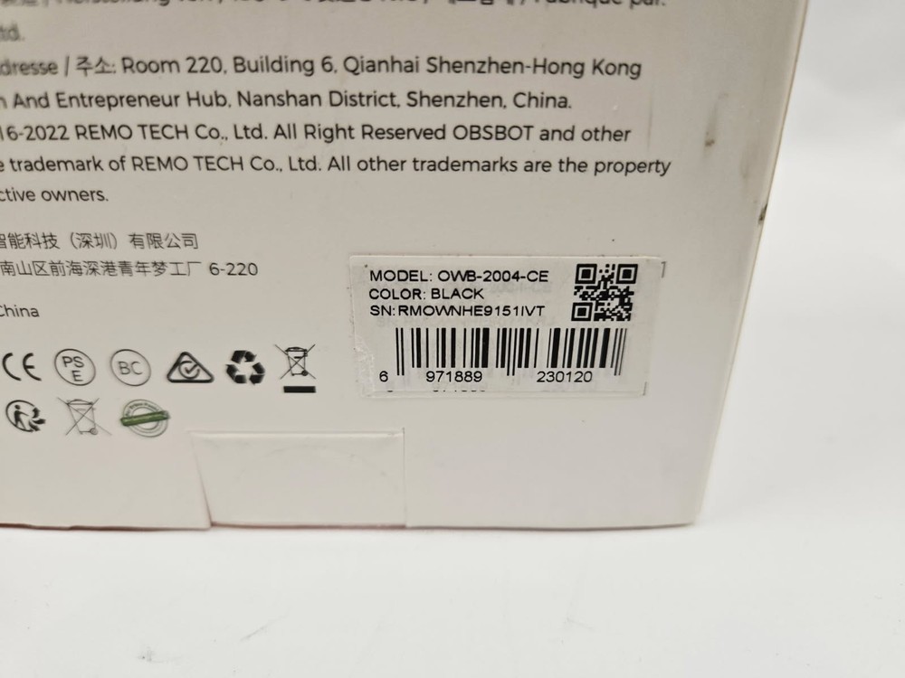 OBSBOT Tiny PTZ Webcam AI-Powered Framing & Autofocus camera 1080p streaming NEW