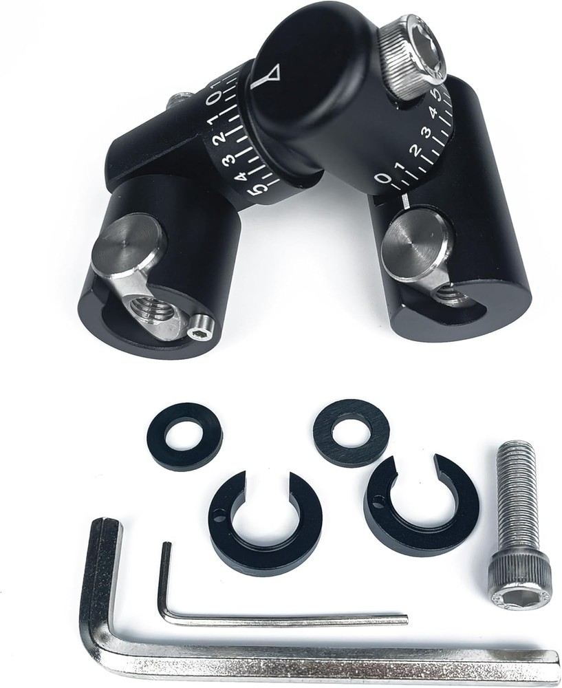 Carbon Archery Bow Stabilizer Single Side Adjustable V-Bar Mount Quick Disconnec