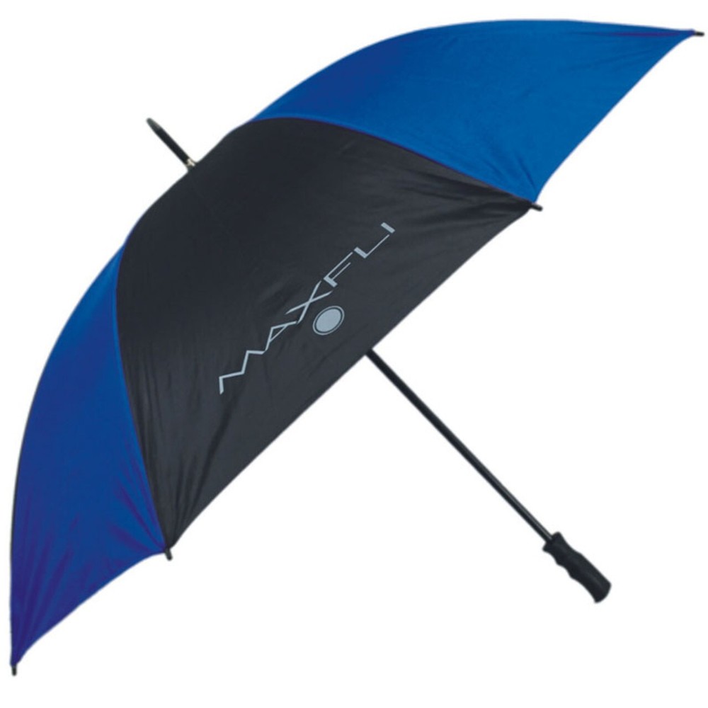 Maxfli 62" Dual Canopy Black/Blue Umbrella