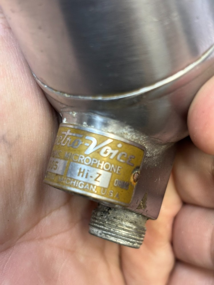 Vintage 1958 Electro-Voice 605 Dynamic Microphone