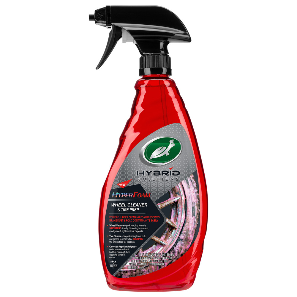 Turtle Wax Hybrid Solutions Hyper Foam Wheel Cleaner & Tire Prep Multi Packs