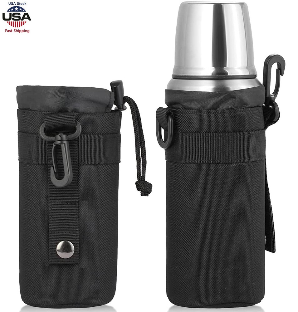Tactical Adjustable Water Bottle Pouch Foldable MOLLE Water Bottle Holder Pack