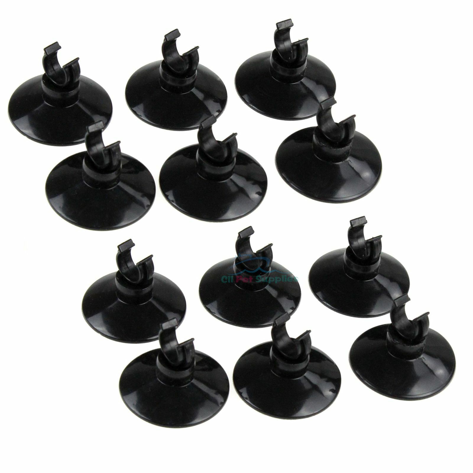AQUANEAT 12 PCS Suction Cup Aquarium Tubing Hose Heater Clips Clamps Holder