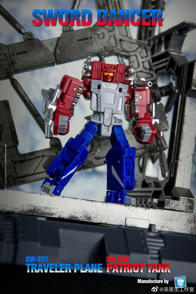 DR.WU DW-E07& E08 Toy Colour Ver. Sword Dancer,in stock