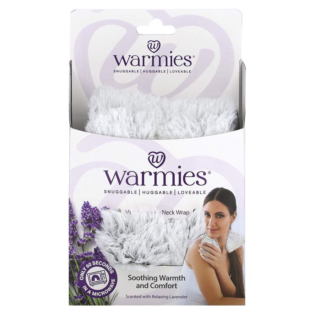Neck Wrap, Heatable, Marshmallow Gray, 1 Wrap
