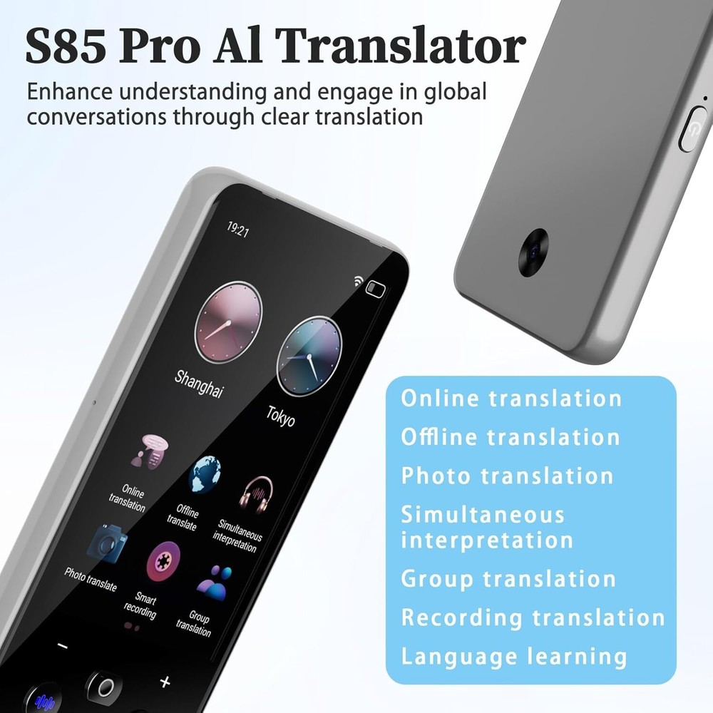 Language Translator Device, Real Time Translation Device for 138 Languages chatg