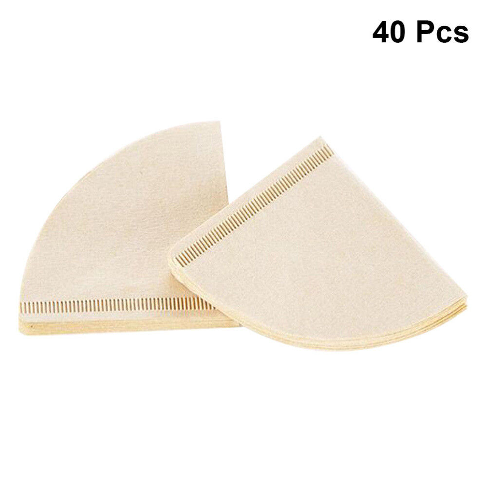 40 pcs Pour Over Coffee Dripper Coffee Strainer Paper