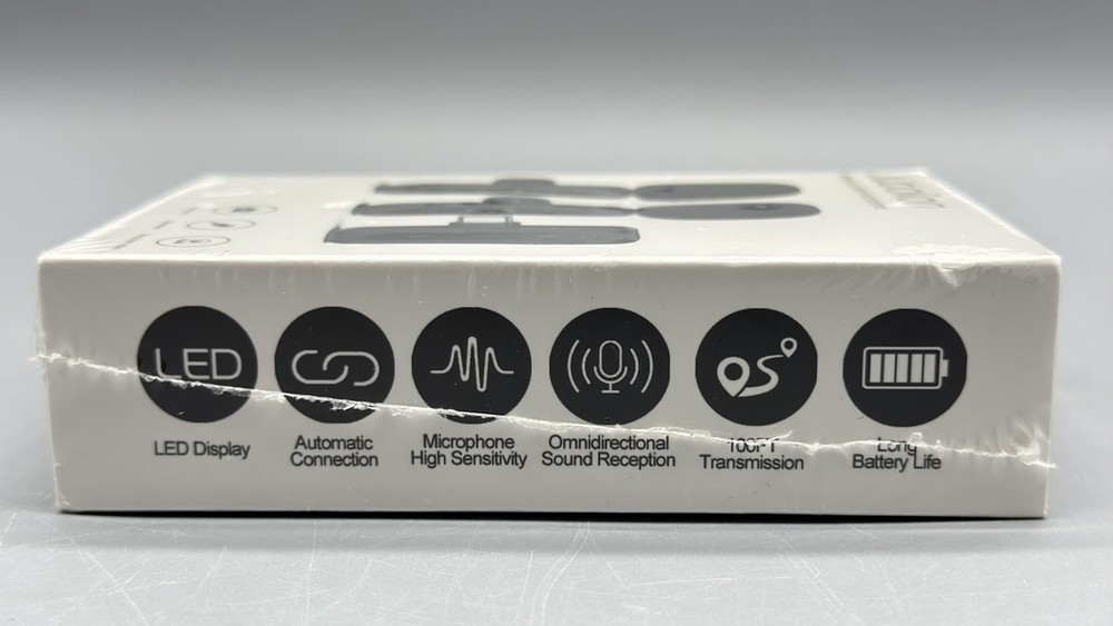 Jubolion Wireless Lavalier Microphone Mini USB-C w/ Adapter