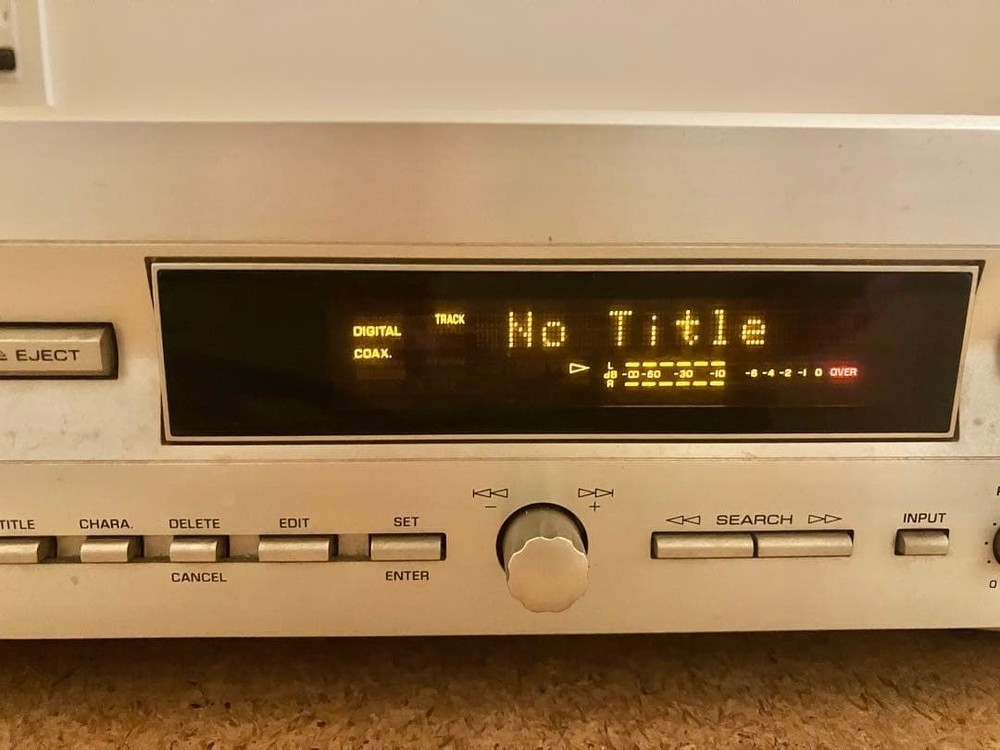 Yamaha MDX-793 MD Deck Player Recorder with remote control Tested