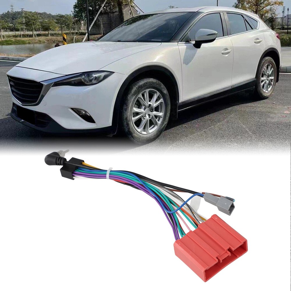 Car Stereo Installation Wire Harness Cable for Mazda Models from 2006 2015