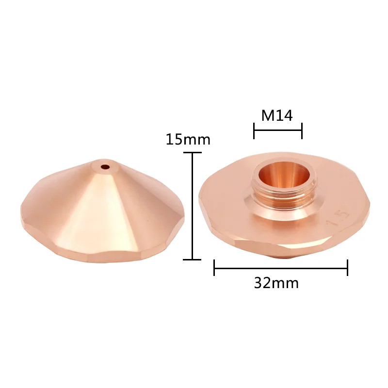 Bodor Laser Nozzle Hexagonal D32 M14 For BODOR Raytools Laser Cutter Machine