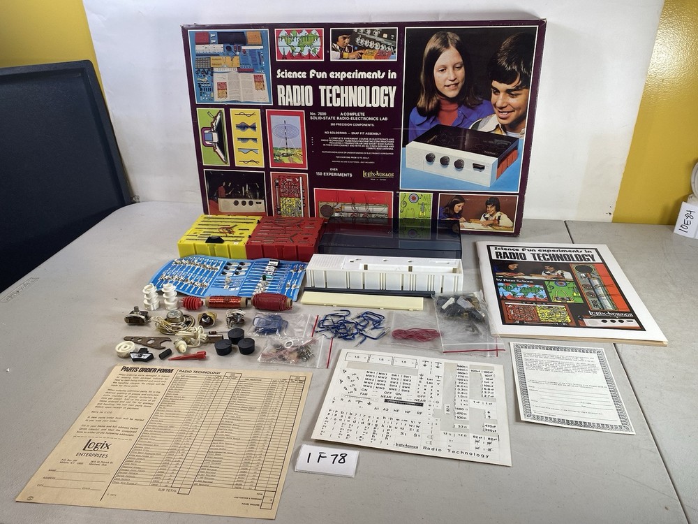 7800 Radio technology Electronics Lab Logix Kosmos Science Fun experiments 1F78