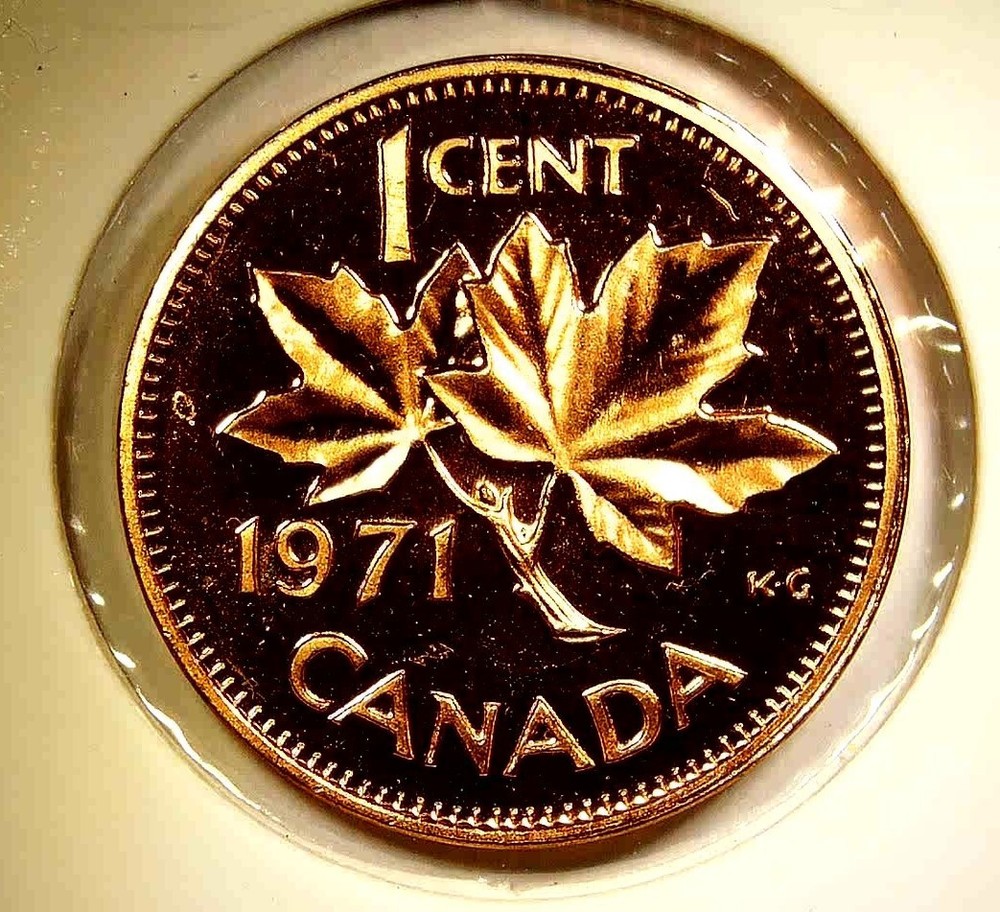 1971 Canada Cent Queen Elizabeth II