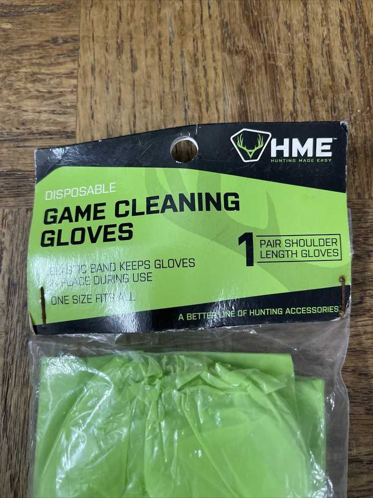 HME Game Cleaning Gloves Disposable