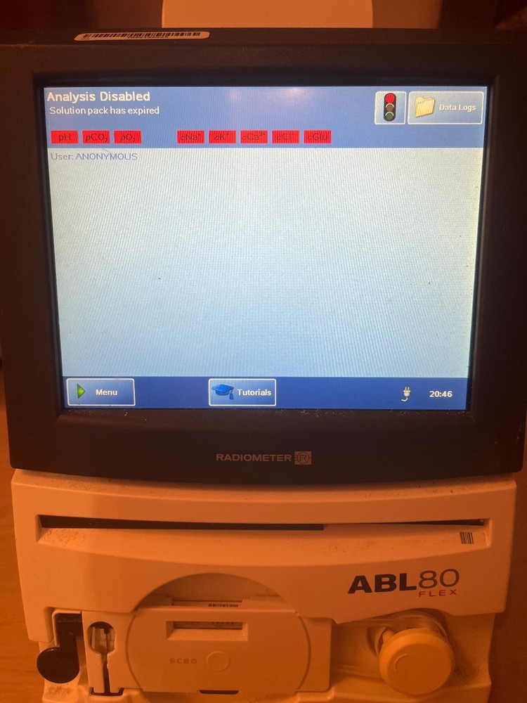 RADIOMETER ABL 80 FLEX GAS ANALYZER ABL80