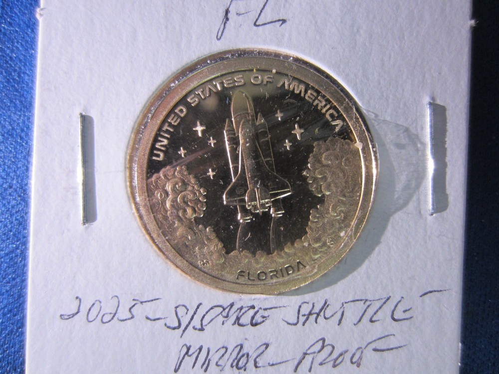 2025 S 1 FLORIDA  Innovation Dollar HONORS SPACE SHUTTLE PROGRAM   PROOF