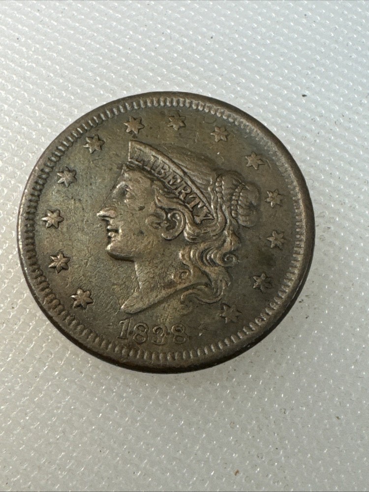 1838 Large Cent FF